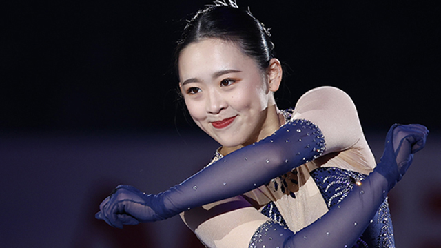 青木祐子/トリップ 8位発進の青木、初のGPシリーズで伸び伸び フィギュアNHK杯女子