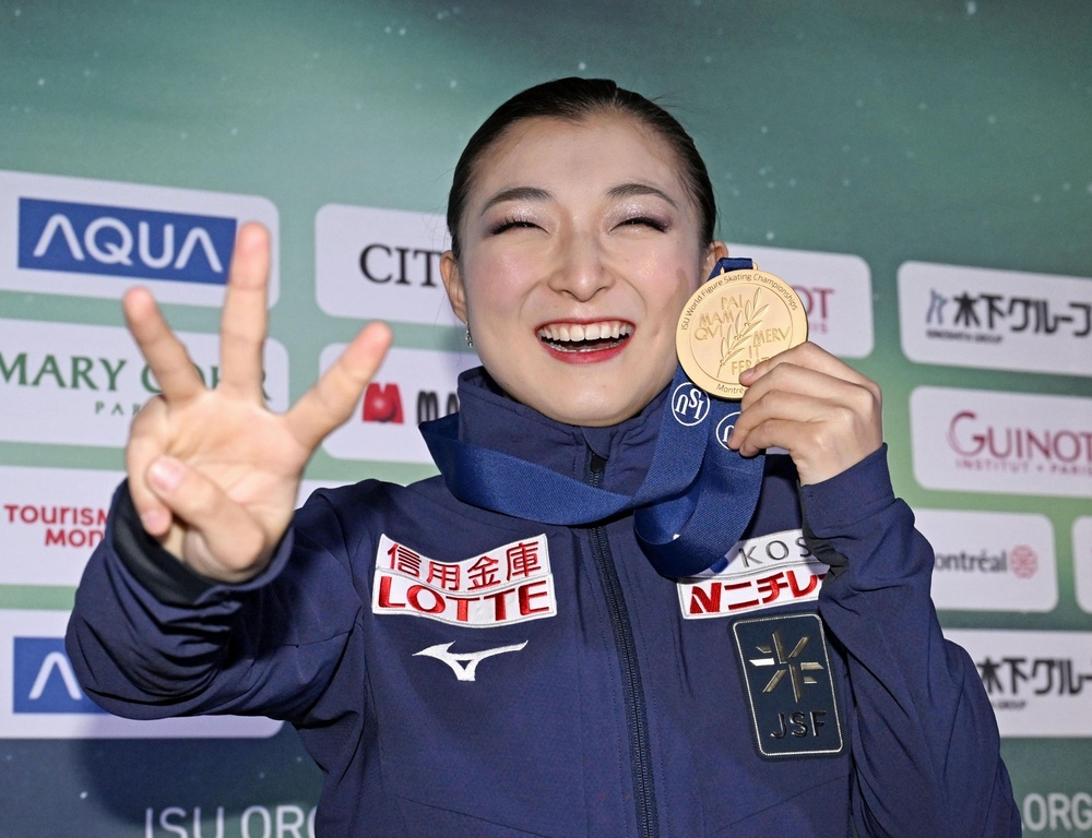 「最後スピンまでしっかりやって『よっしゃー』っていう気持ちになりました」　坂本花織　世界選手権フリー後